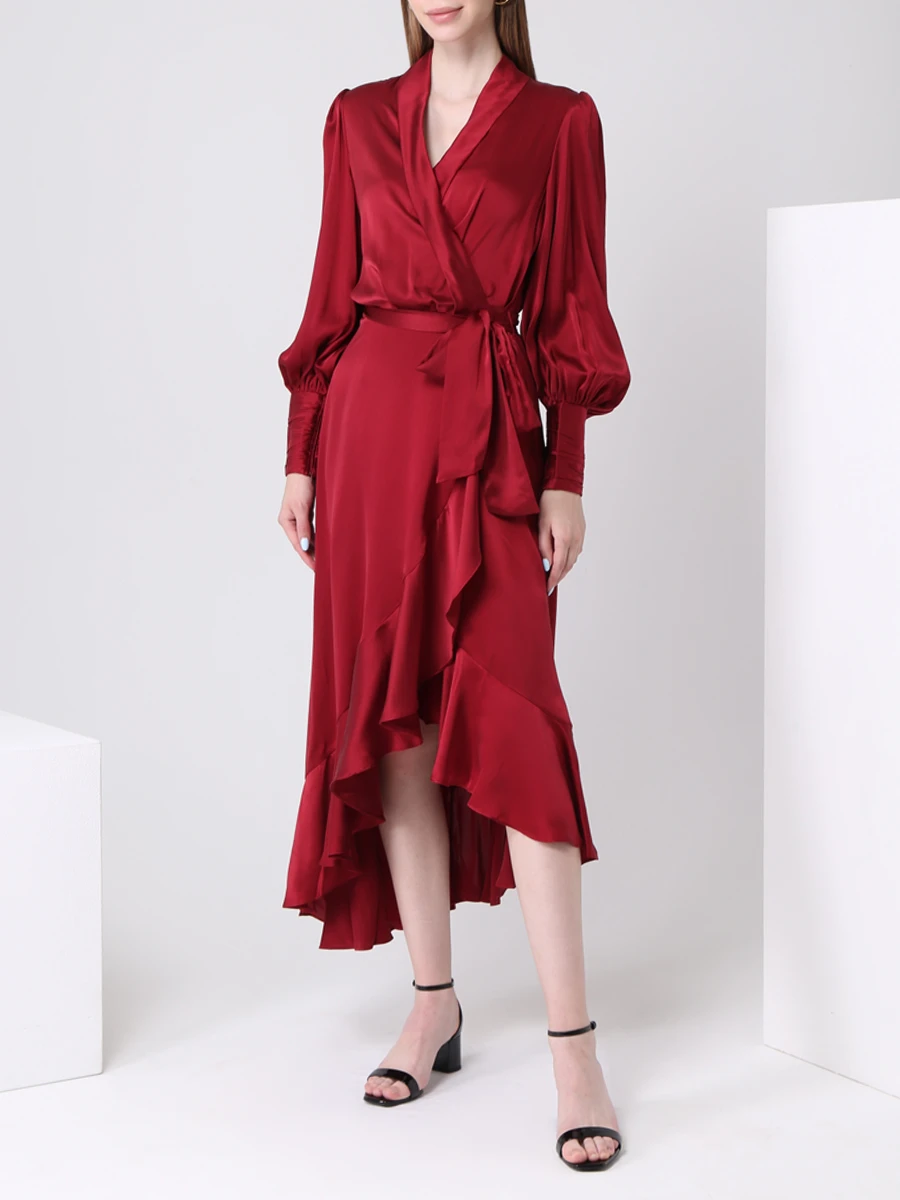 Платье шелковое