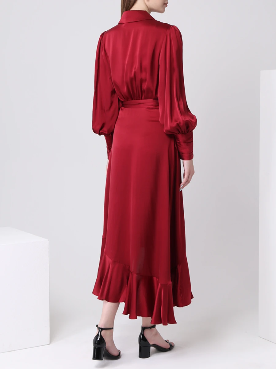 Платье шелковое