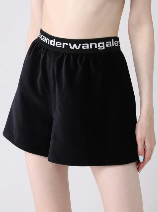 Шорты велюровые ALEXANDER WANG