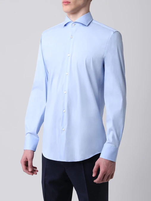 Рубашка Slim Fit хлопковая BOSS