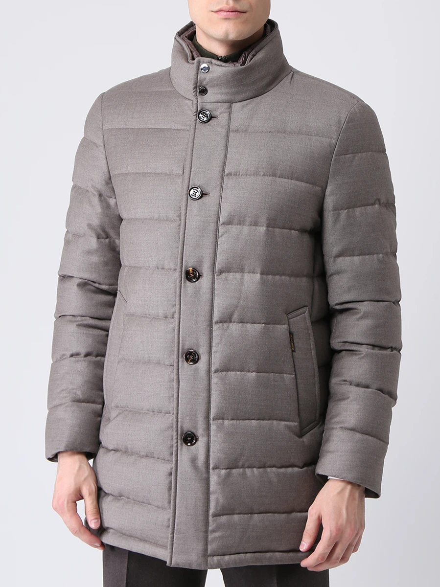 Пуховик из шерсти и кашемира