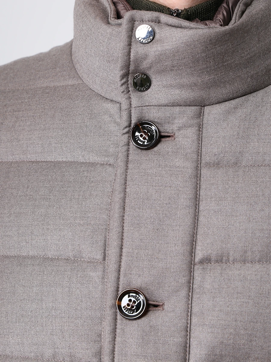 Пуховик из шерсти и кашемира