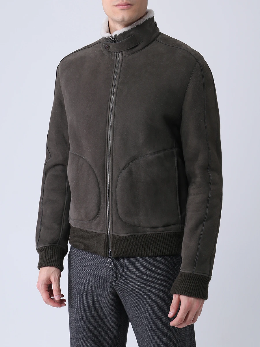 Дубленка укороченная из овчины