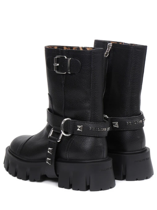Ботинки кожаные PHILIPP PLEIN