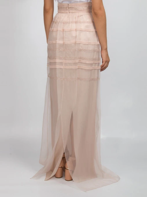 Шелковая юбка TEMPERLEY LONDON