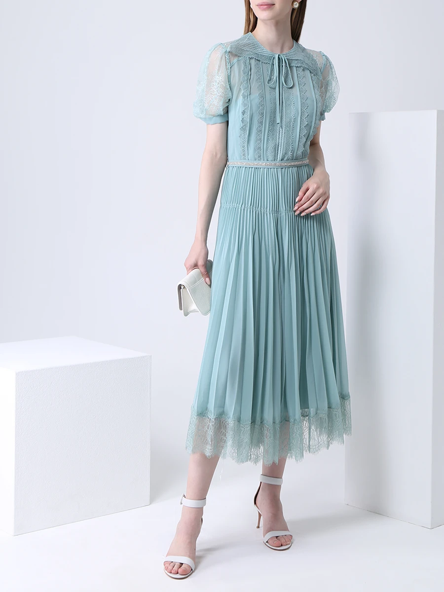 Платье плиссированное