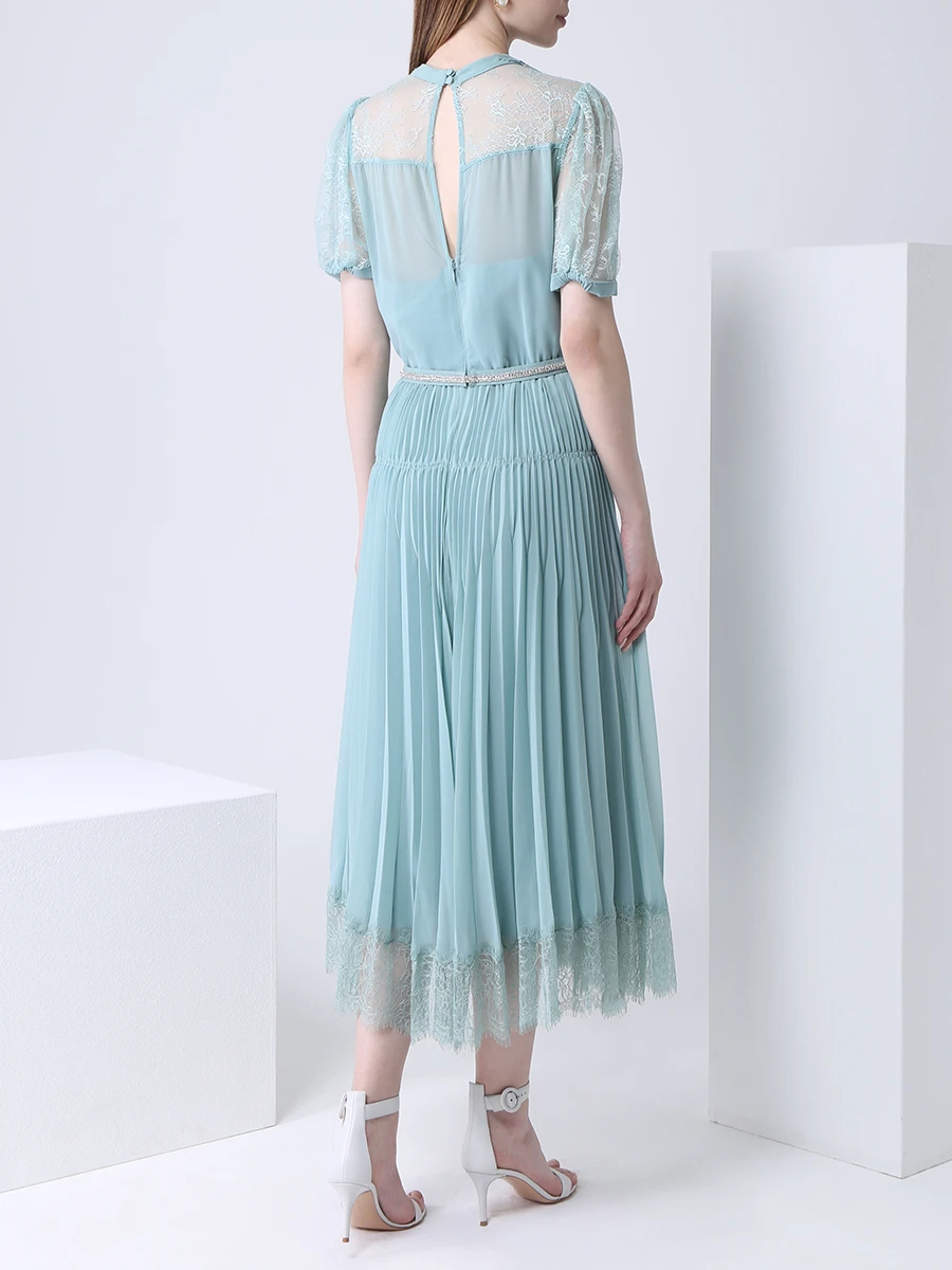 Платье плиссированное