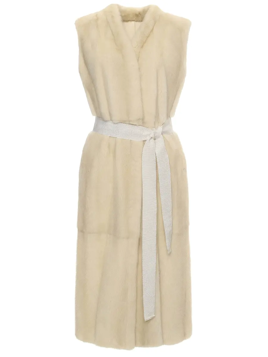 Жилет норковый