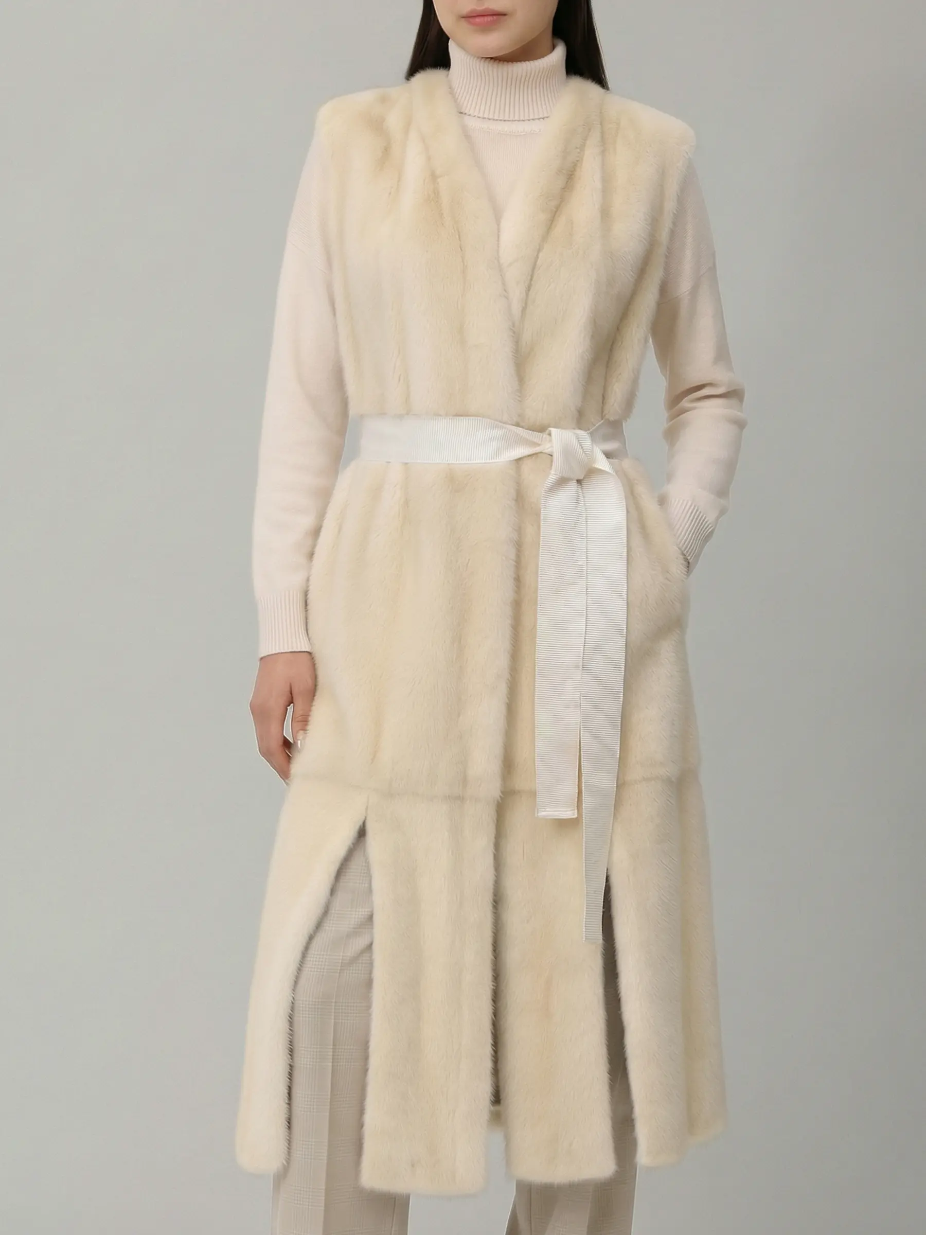 Жилет норковый