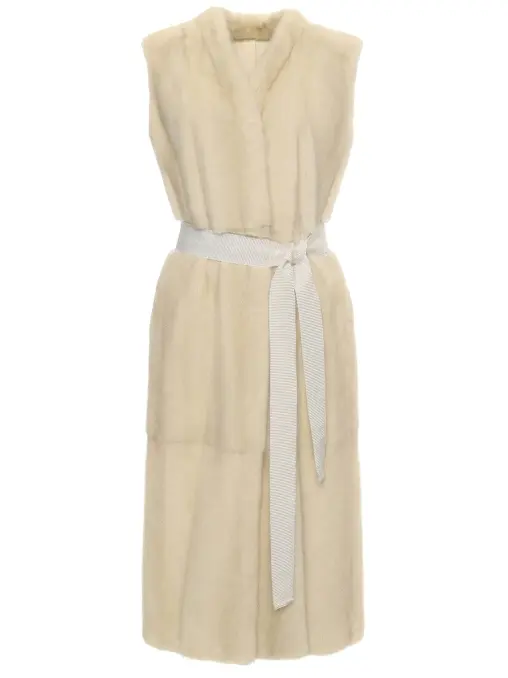 Жилет норковый KITON