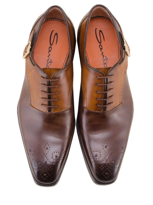 Дерби кожаные SANTONI