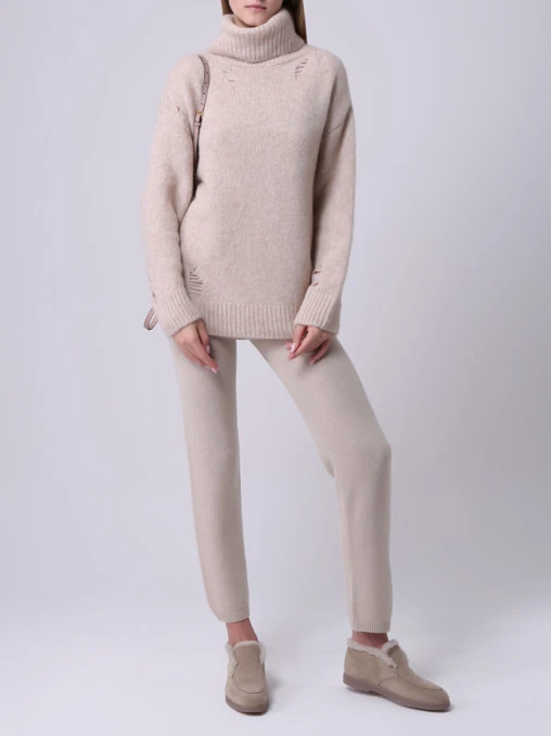 Свитер однотонный FREE AGE