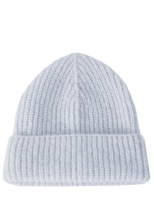 Шапка вязаная из мохера FREE AGE