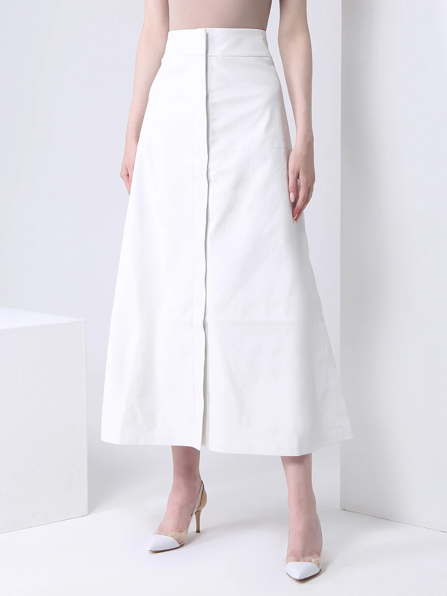 Юбка из экокожи