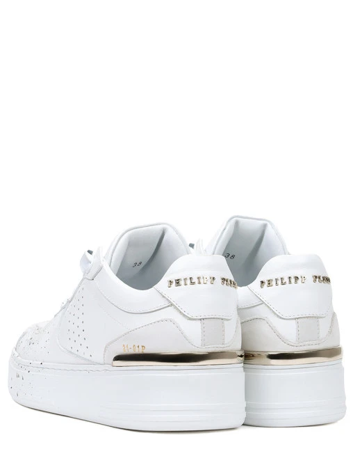 Кеды кожаные G.O.A.T. TM PHILIPP PLEIN