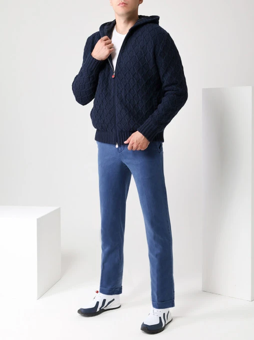 Кардиган кашемировый с капюшоном KITON