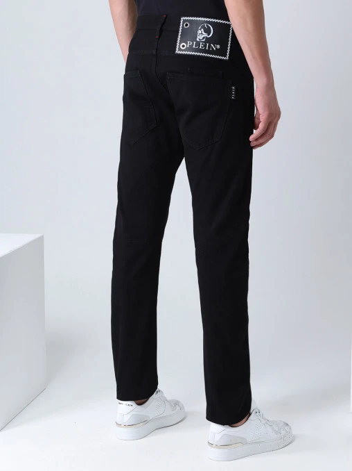 Джинсы Slim Fit хлопковые PHILIPP PLEIN
