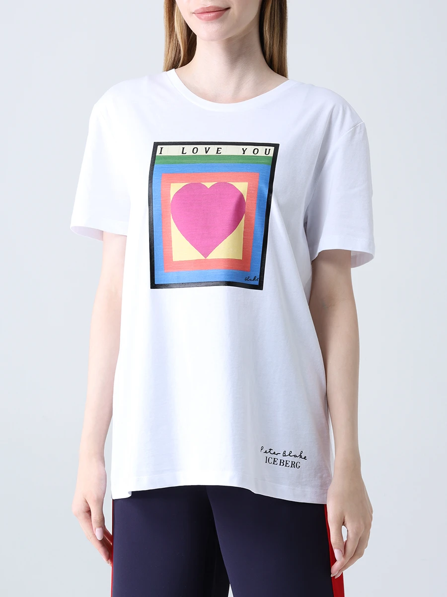 Футболка хлопковая с принтом