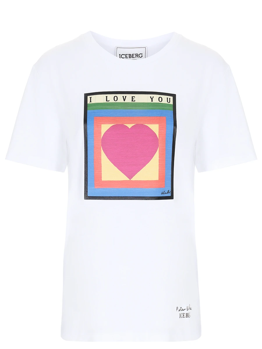 Футболка хлопковая с принтом