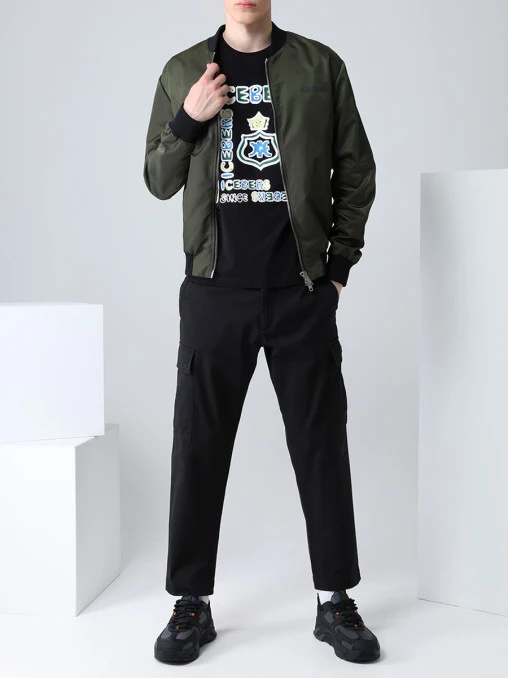 Брюки-карго хлопковые ICEBERG