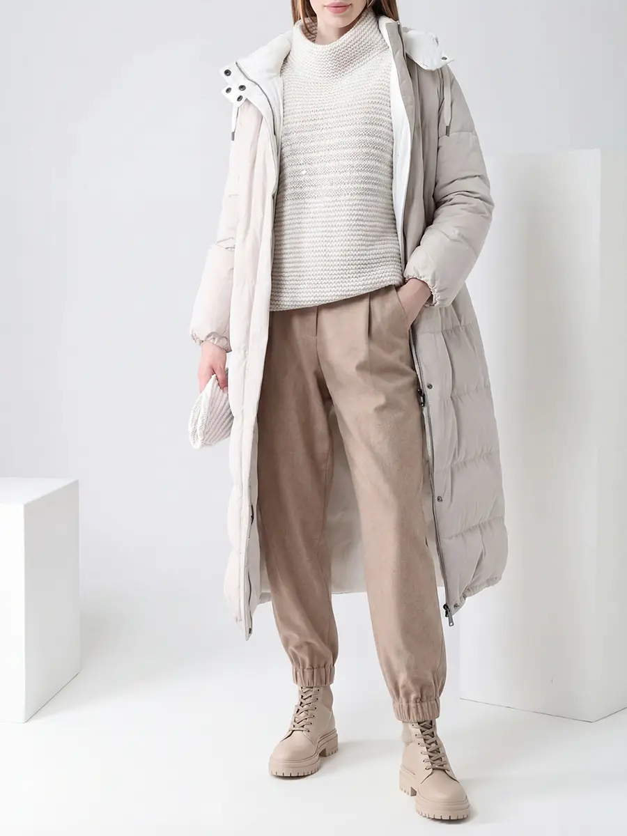 Пуховик стеганый