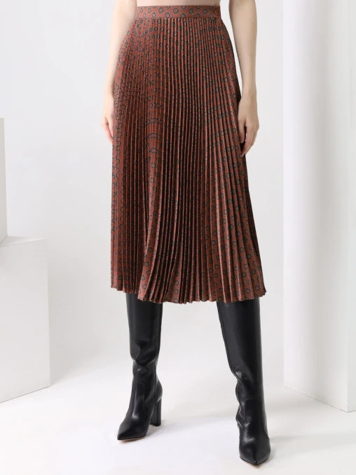 Юбка плиссированная с принтом ETRO