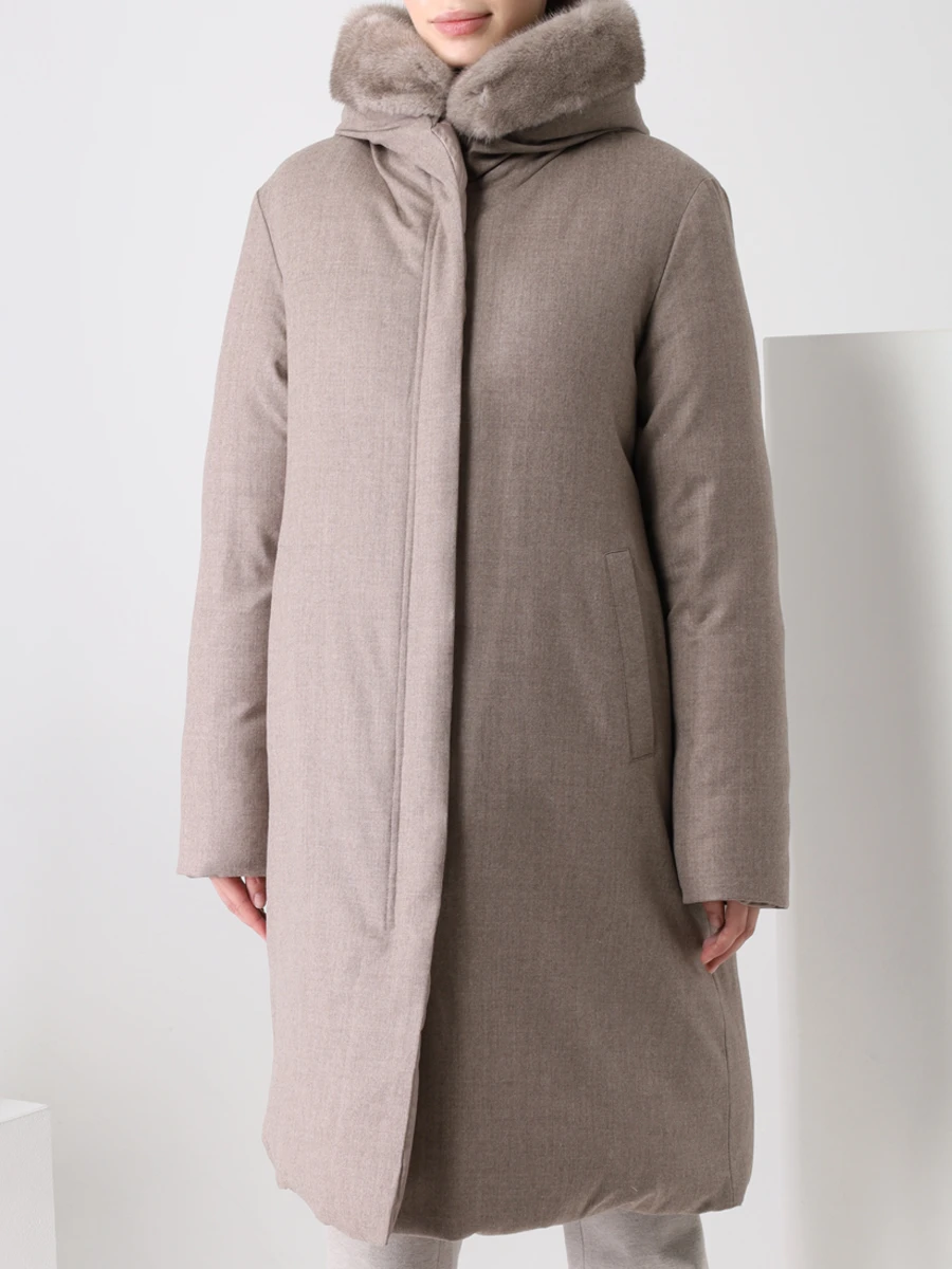 Пуховик двусторонний