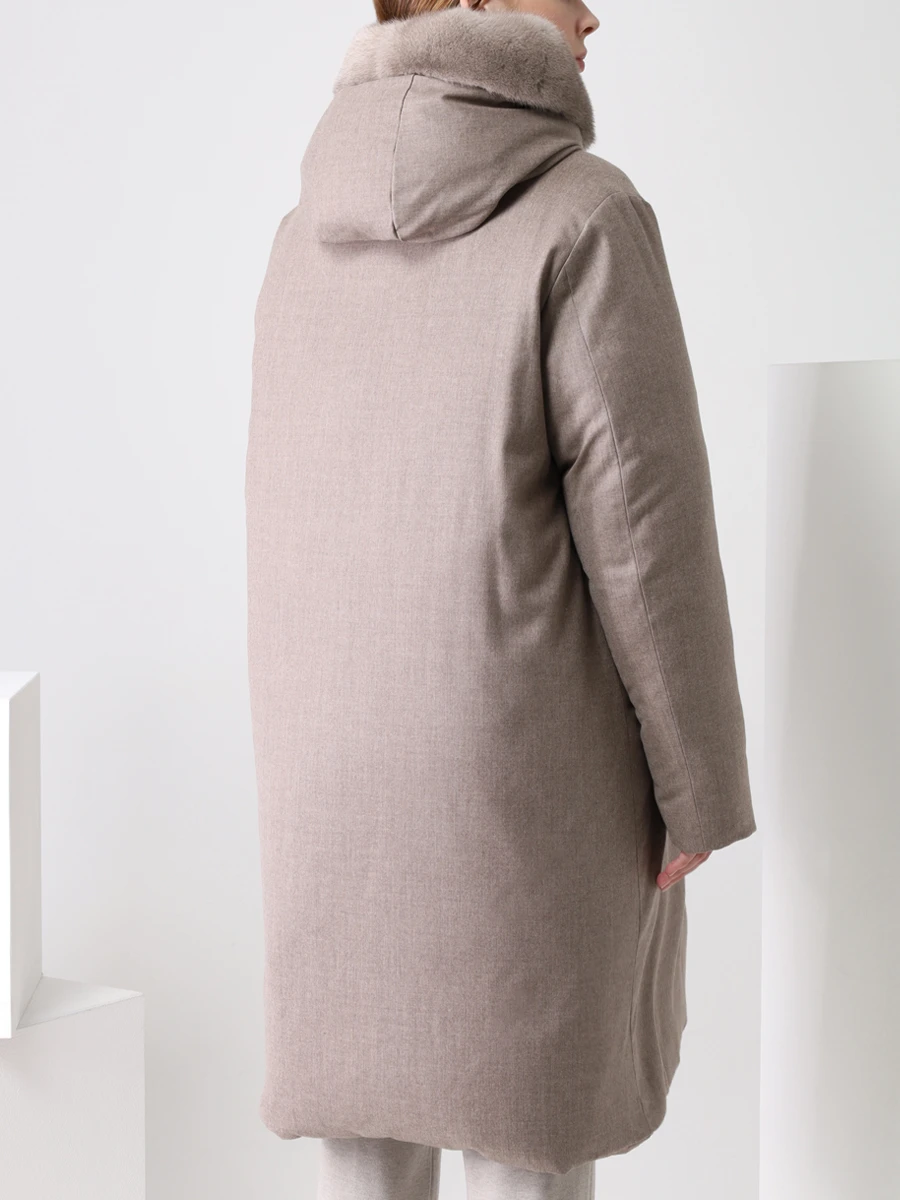 Пуховик двусторонний