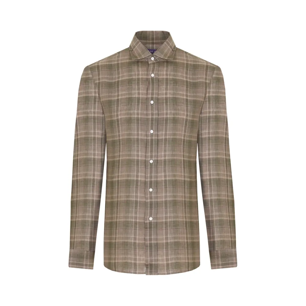 Рубашка Regular Fit льняная