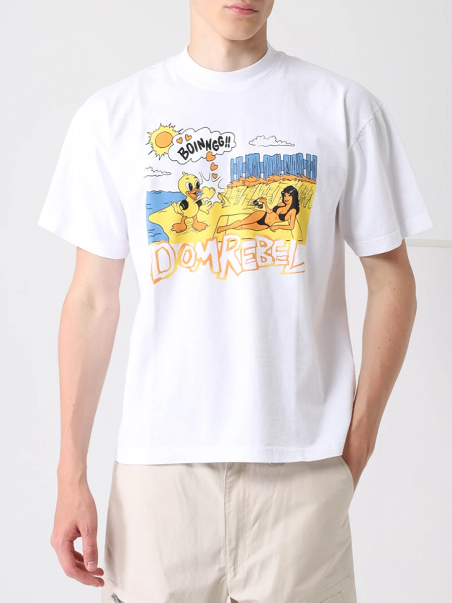 Футболка хлопковая с принтом