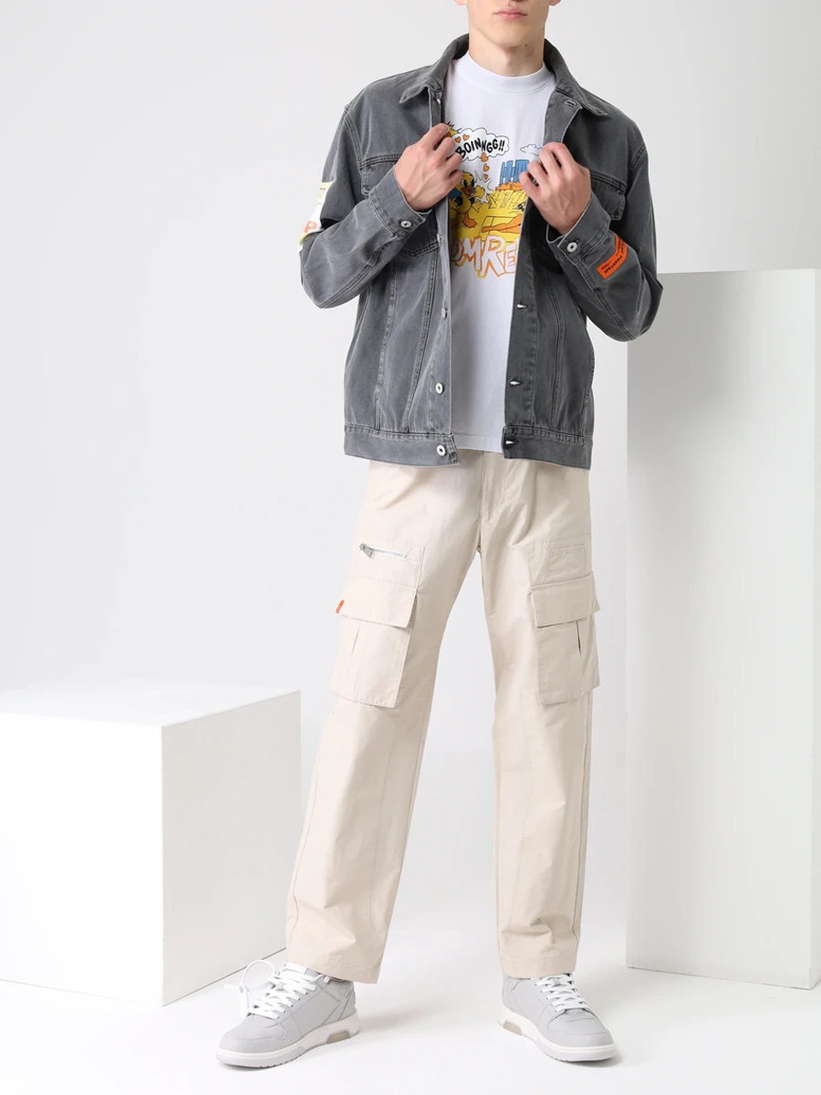 Футболка хлопковая с принтом