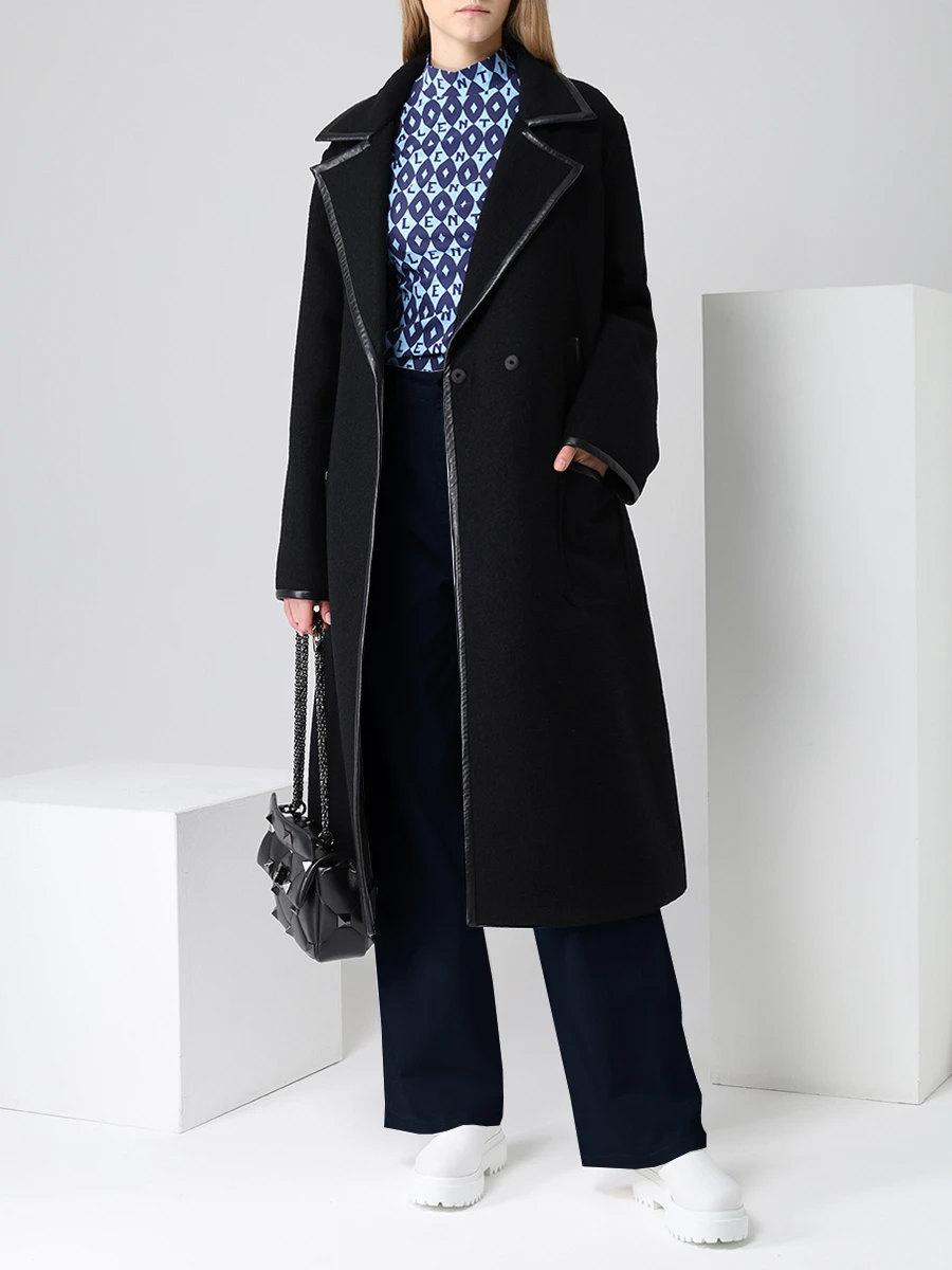 Пальто шерстяное