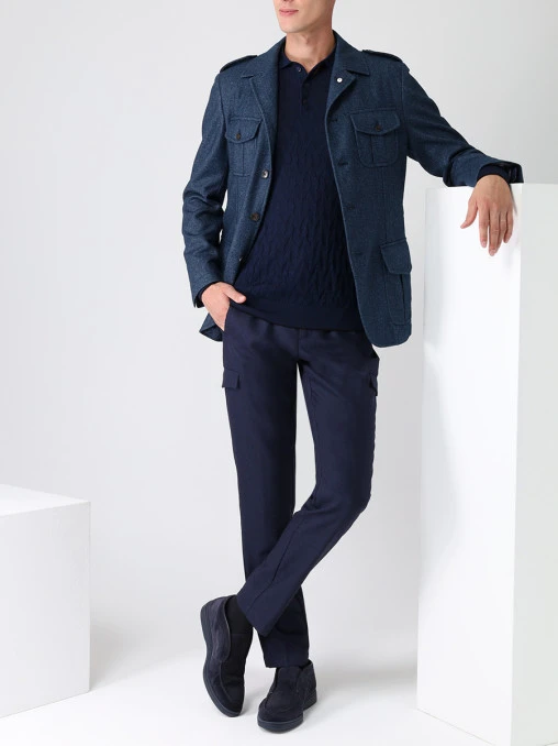 Поло однотонное CUDGI