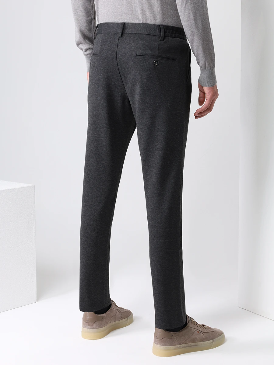 Брюки однотонные