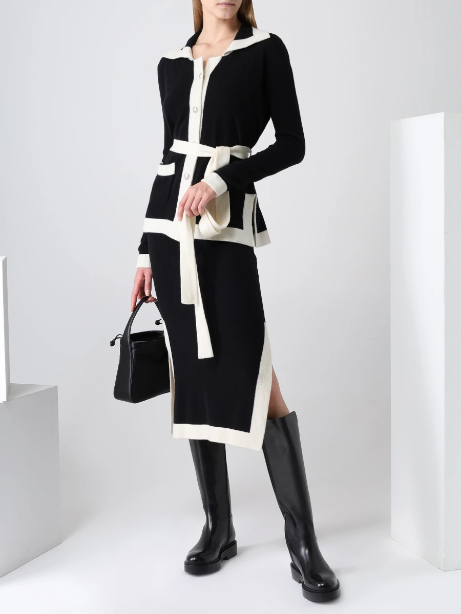 Костюм кардиган и юбка