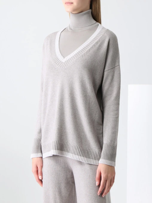 Пуловер кашемировый LE TRICOT PERUGIA