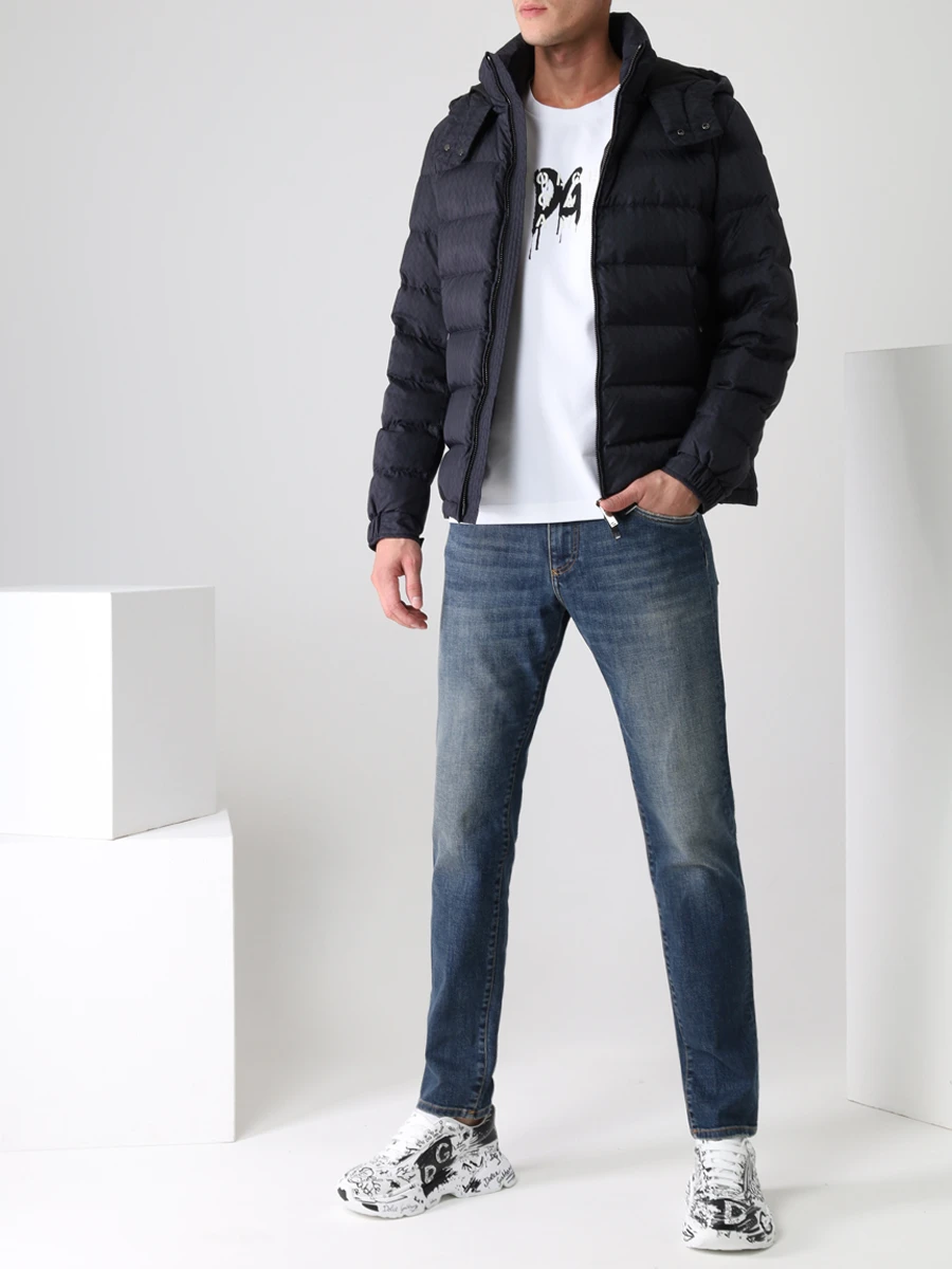 Пуховик стеганый