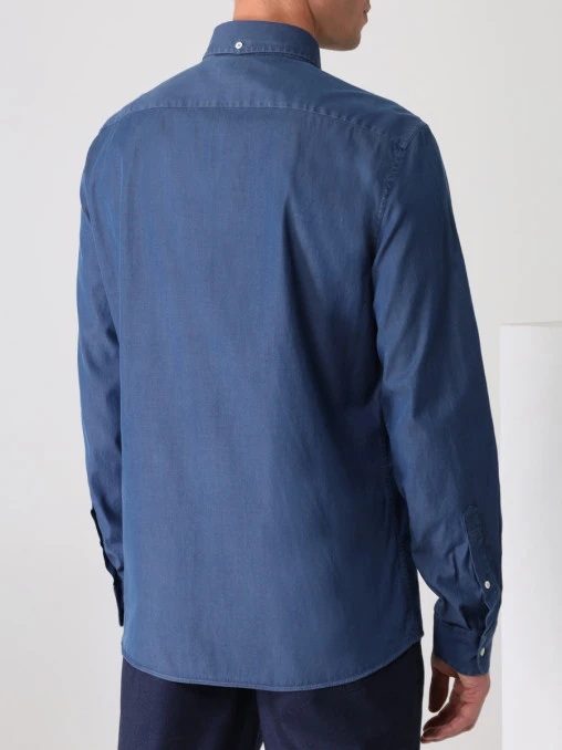 Рубашка Regular Fit хлопковая BRUNELLO CUCINELLI