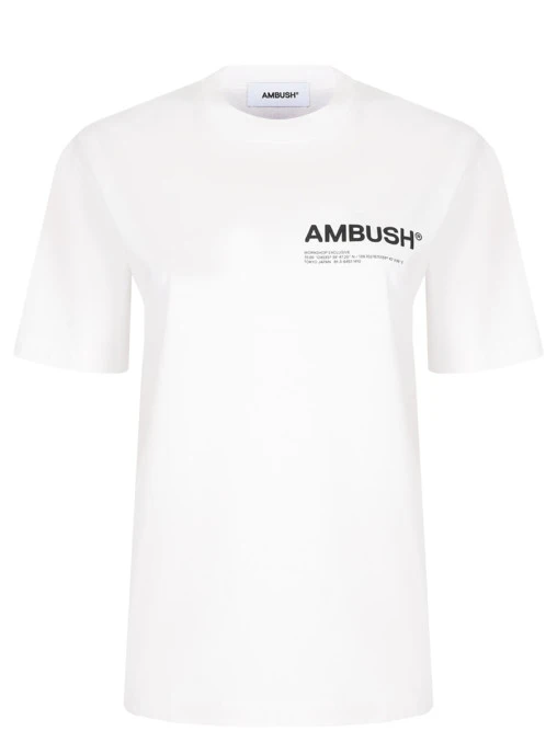 Футболка хлопковая с логотипом AMBUSH