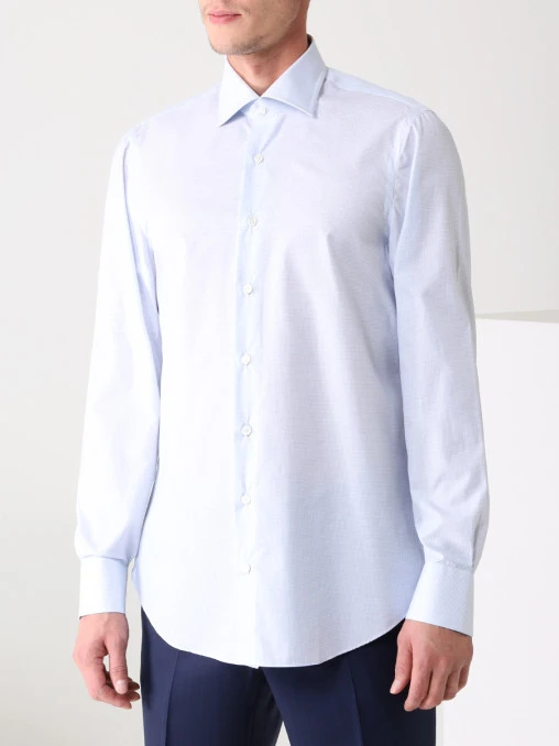 Рубашка Regular Fit хлопковая CESARE ATTOLINI