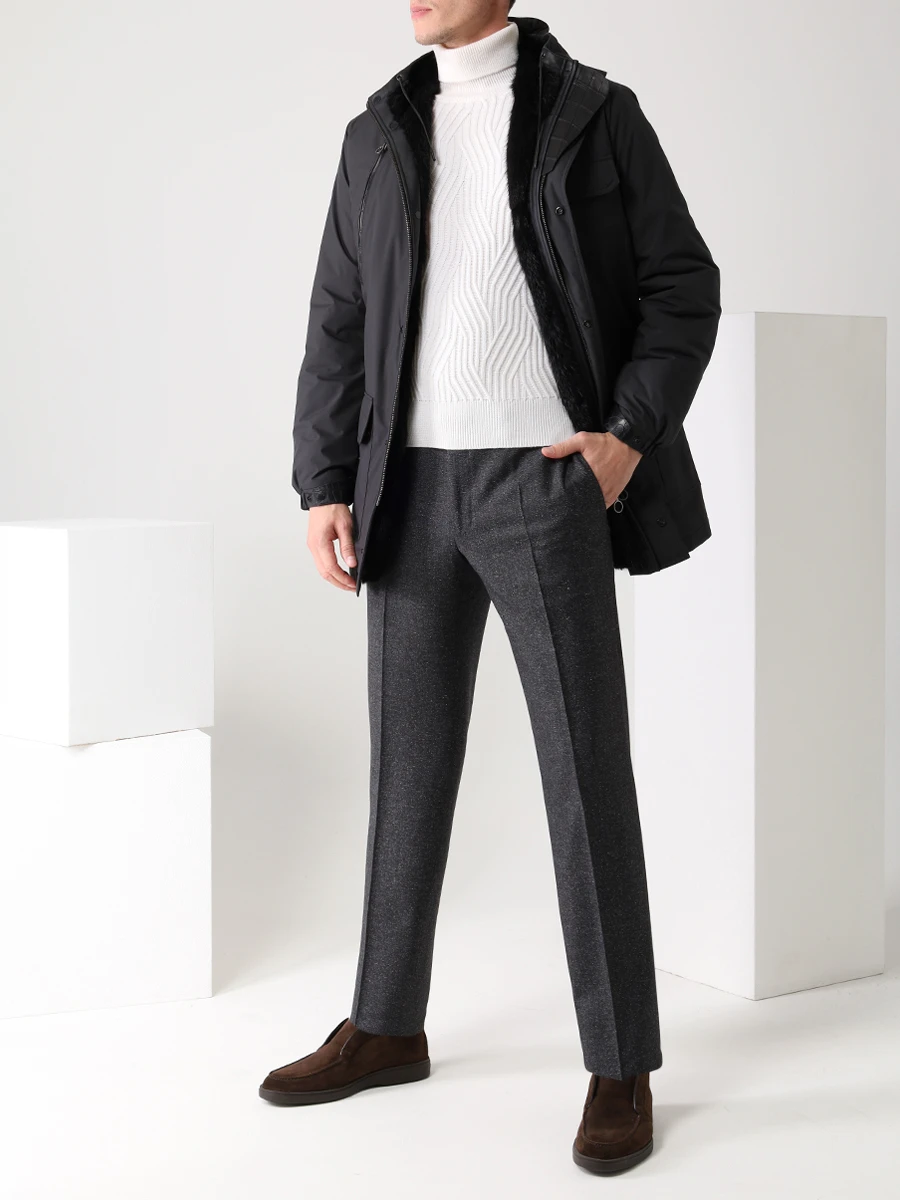 Куртка с мехом ондатры