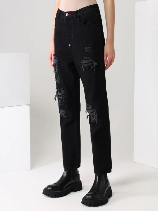 Джинсы хлопковые PHILIPP PLEIN