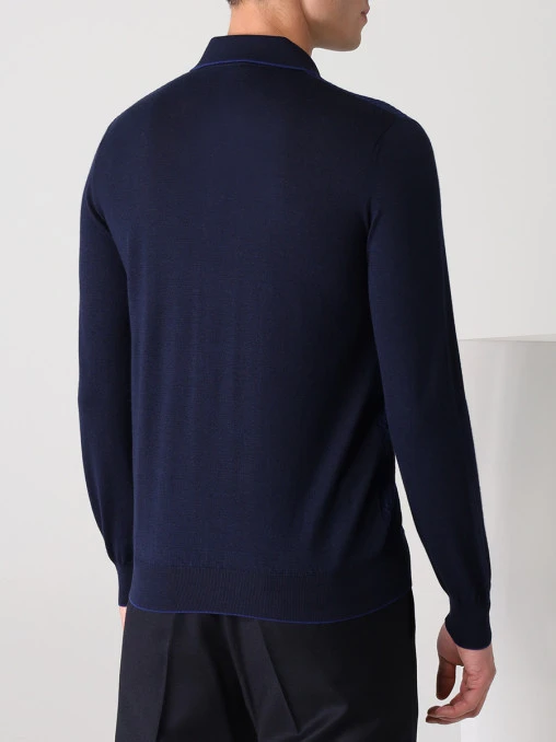 Поло из кашемира и шелка BERTOLO LUXURY MENSWEAR