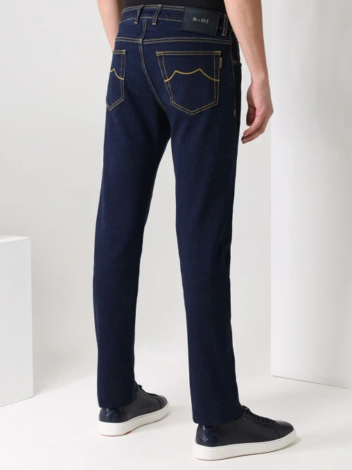 Джинсы Slim Fit хлопковые MOORER