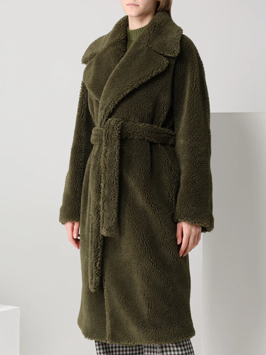 Пальто из экомеха