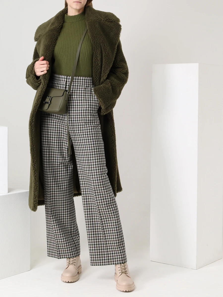 Пальто из экомеха