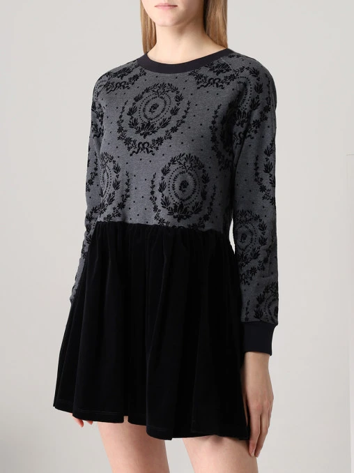 Платье комбинированное RED VALENTINO