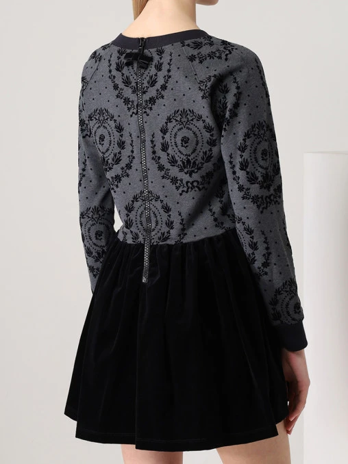 Платье комбинированное RED VALENTINO