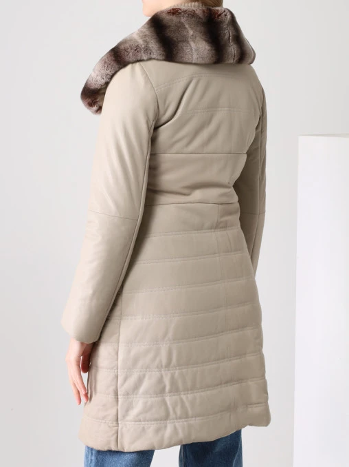Пальто кожаное ARMANI COLLEZIONI
