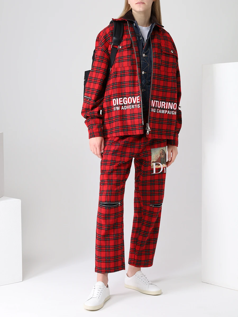 Костюм спортивный в клетку